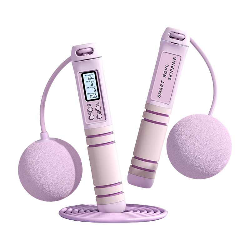 TS-45 Elektronisches Zähl-Springseil mit ABS/Schaumstoffgriff