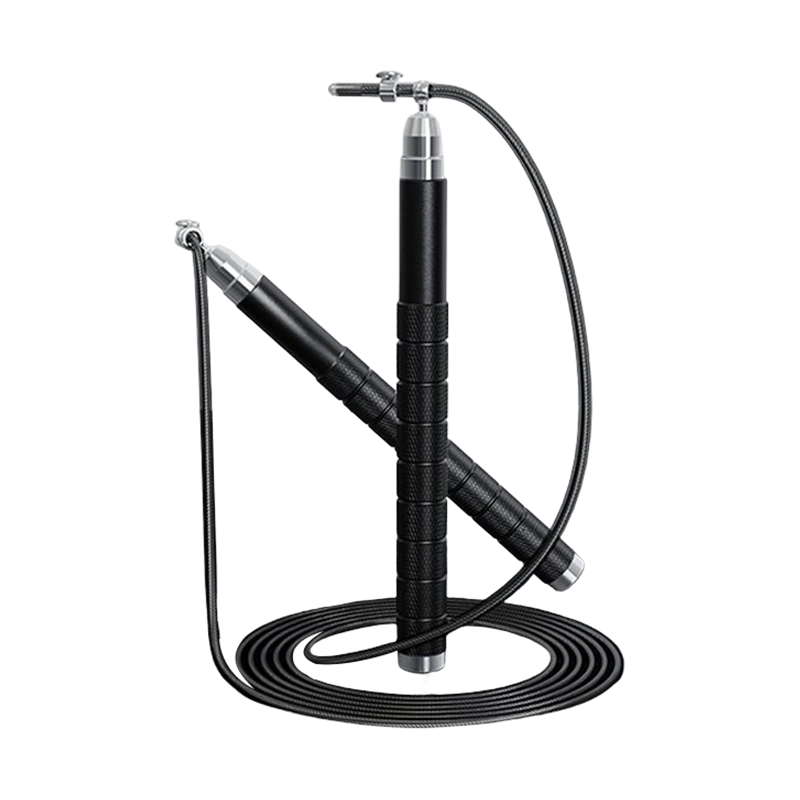 TS-12 Racing-Springseil mit schwarzem und weißem Aluminiumgriff